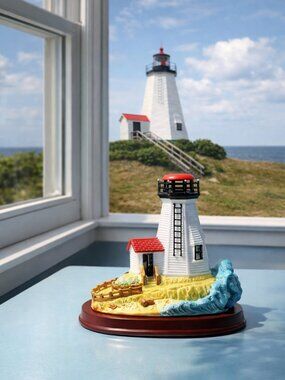 Party Lite Candleholder Plymouth Light 1769 With Box Decor Accent Nautical
